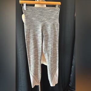 lululemon athletica Gray and White Leggings